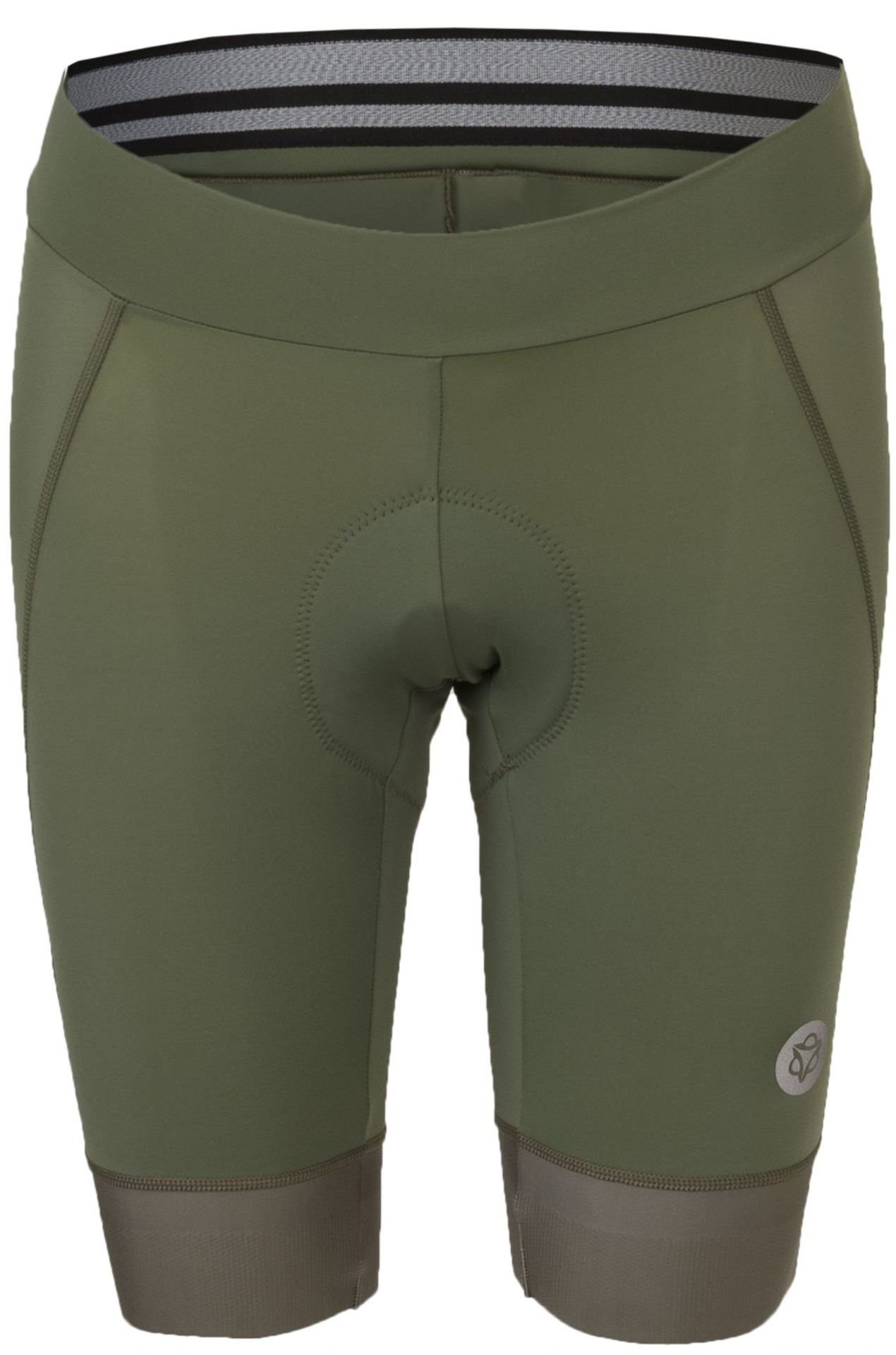 AGU Prime II Essential Fietsbroek Zonder Bretels Kort Groen Dames