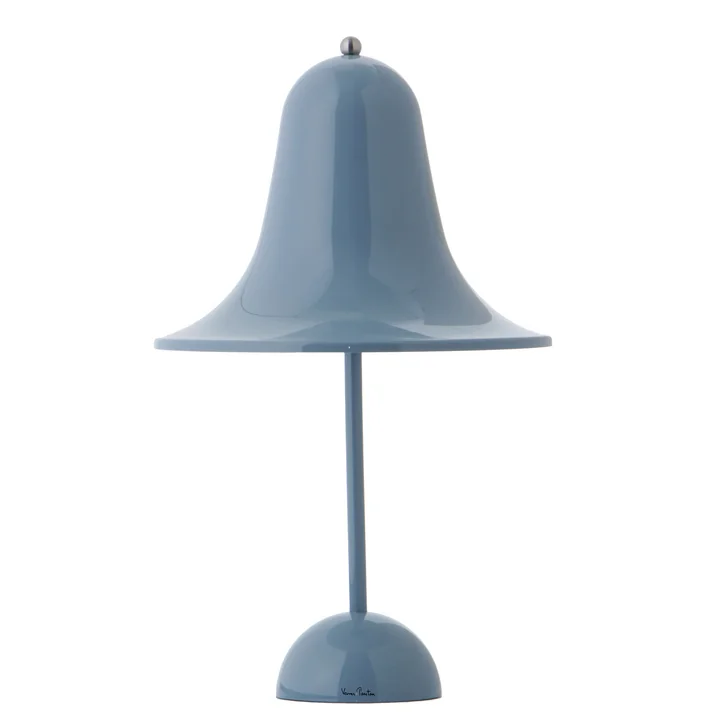 Verpan - Pantop Portable LED Akkuleuchte Ø 30 x 18 cm, dusty blue