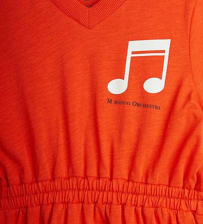 Mini Rodini Kleid - Hinweis - Rot-Orange