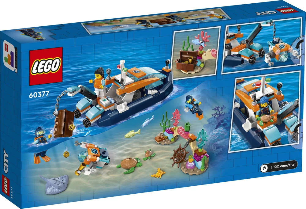 LEGO®CITY 60377 - LE BATEAU D’EXPLORATION SOUS-MARINE