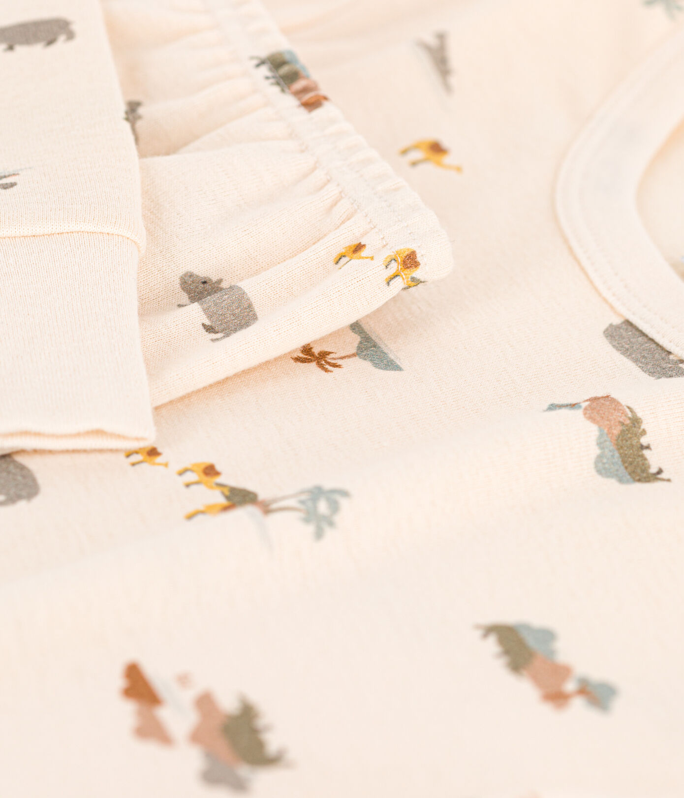 Pyjama animaux en coton petite fille/petit garçon
