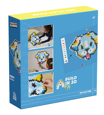 Plus-Plus Puzzle By Number - 500 stk. - Puppy