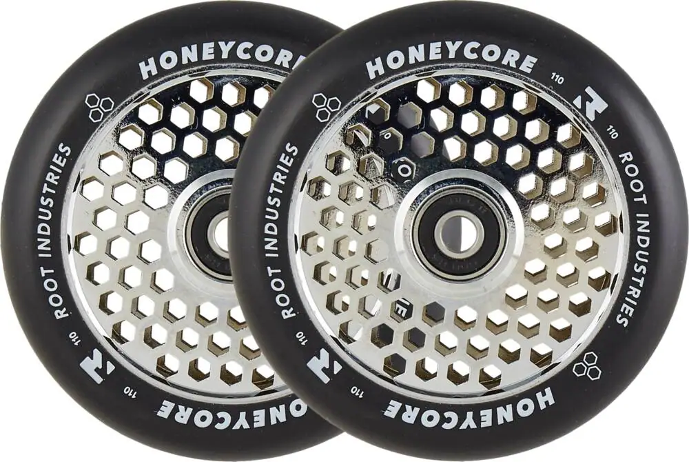 Root Honeycore Sort 110mm Hjul Til Løbehjul 2-Pak