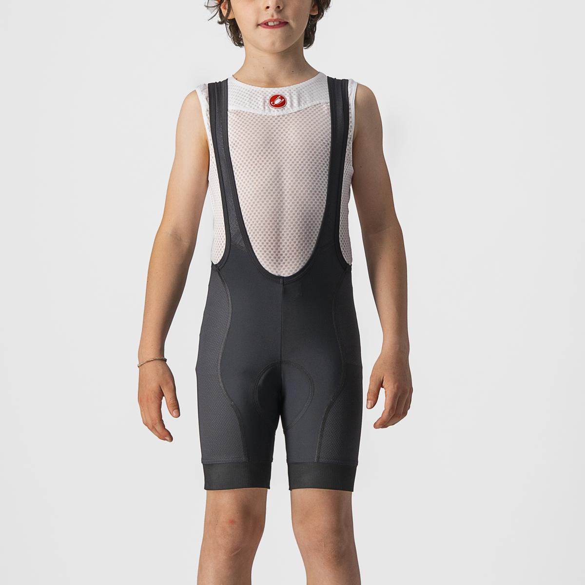 Castelli Competizione Bibshorts til Børn i Sort