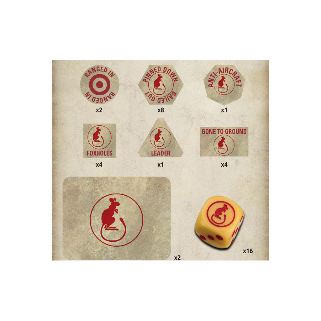 Flames of War - British Desert Rats Gaming Set