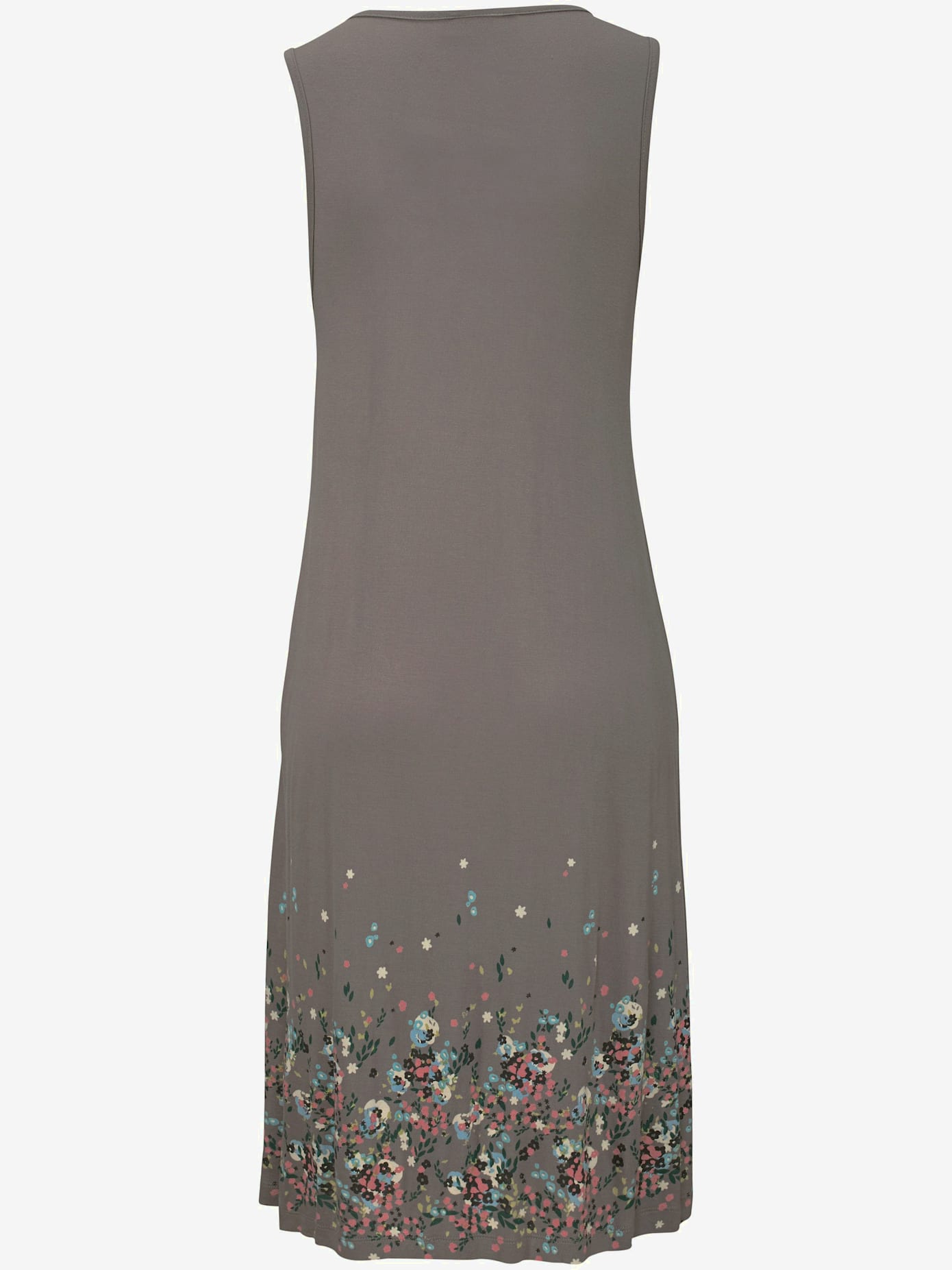Robe de plage robe d'été imprimée sans manches