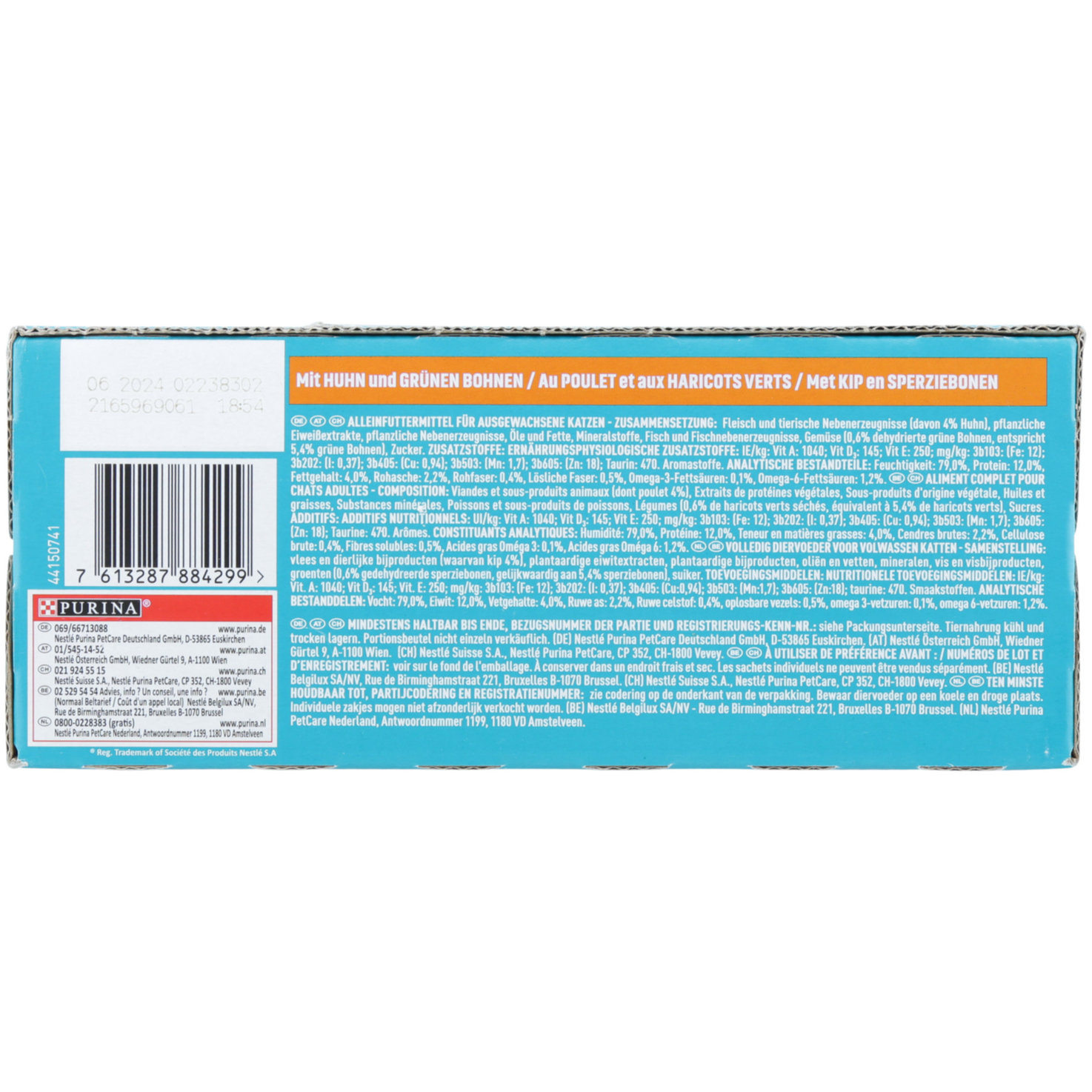 Purina ONE Adult Katzenfutter in Sauce Huhn 12x85g
