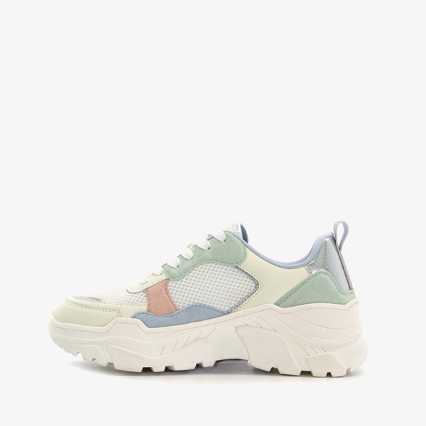 Blue Box dames sneakers dad sneakers metallic
