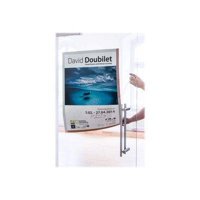 Durable Duraframe Poster - Cadre d'affichage adhésif - A1 - argent