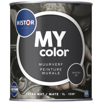 Histor My Color muurverf extra mat whitby jet 1 liter