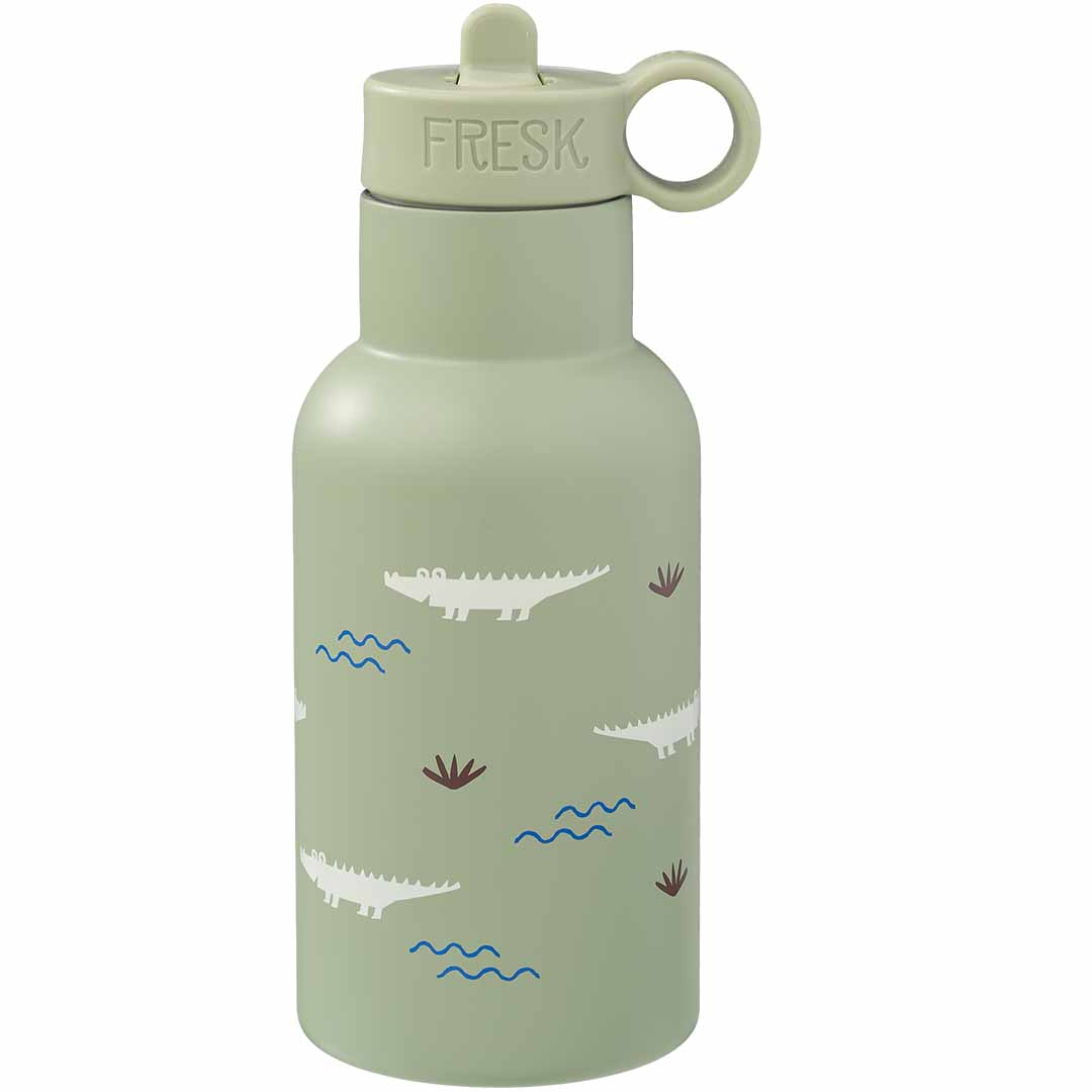 Fresk rvs thermosfles krokodil - 350 ml