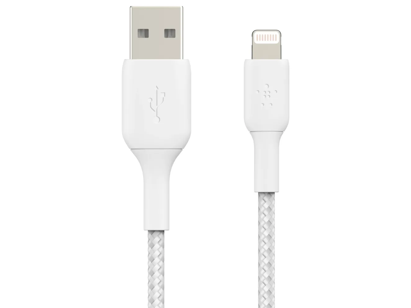 Belkin BoostCharge - Lightning-kabel - Lightning han til USB han - 1 m - hvid