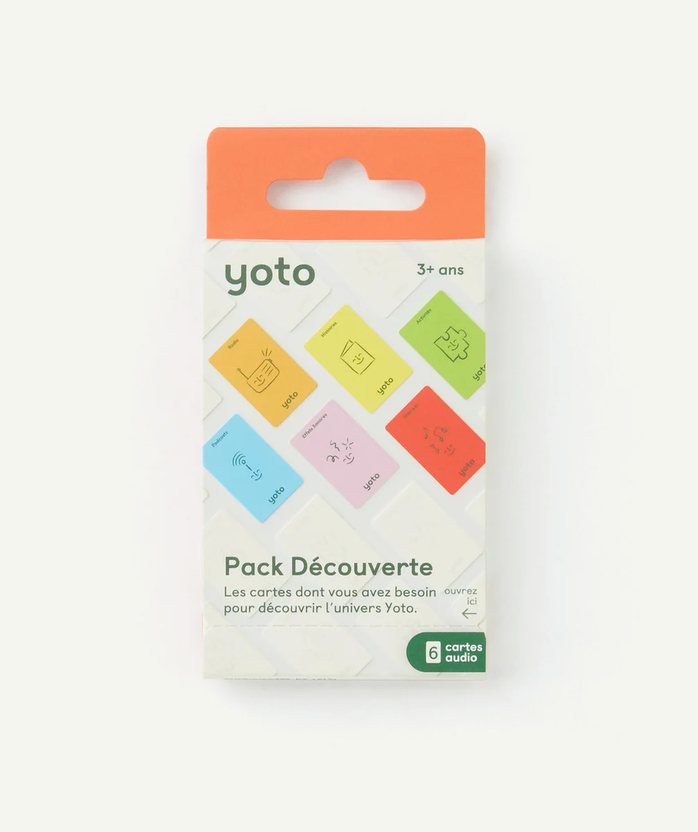 YOTOPACK DE 6 CARTES HISTOIRES AUDIO DE DÉCOUVERTE
