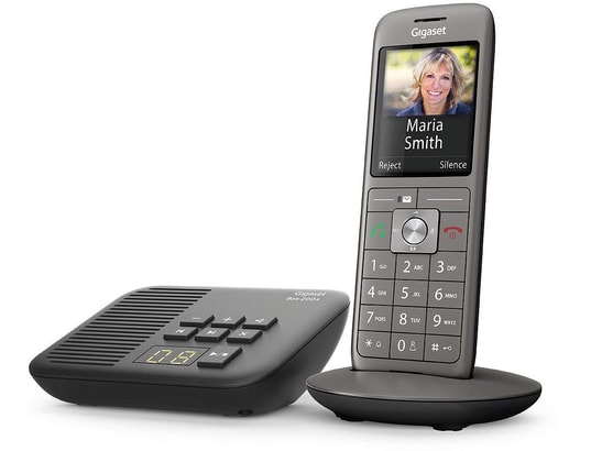 GIGASET - Téléphone sans fil CL660A gris - Solo Répondeur