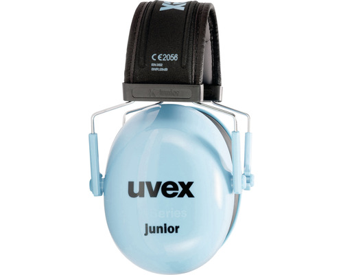 Uvex K Junior blauwe oorkappen