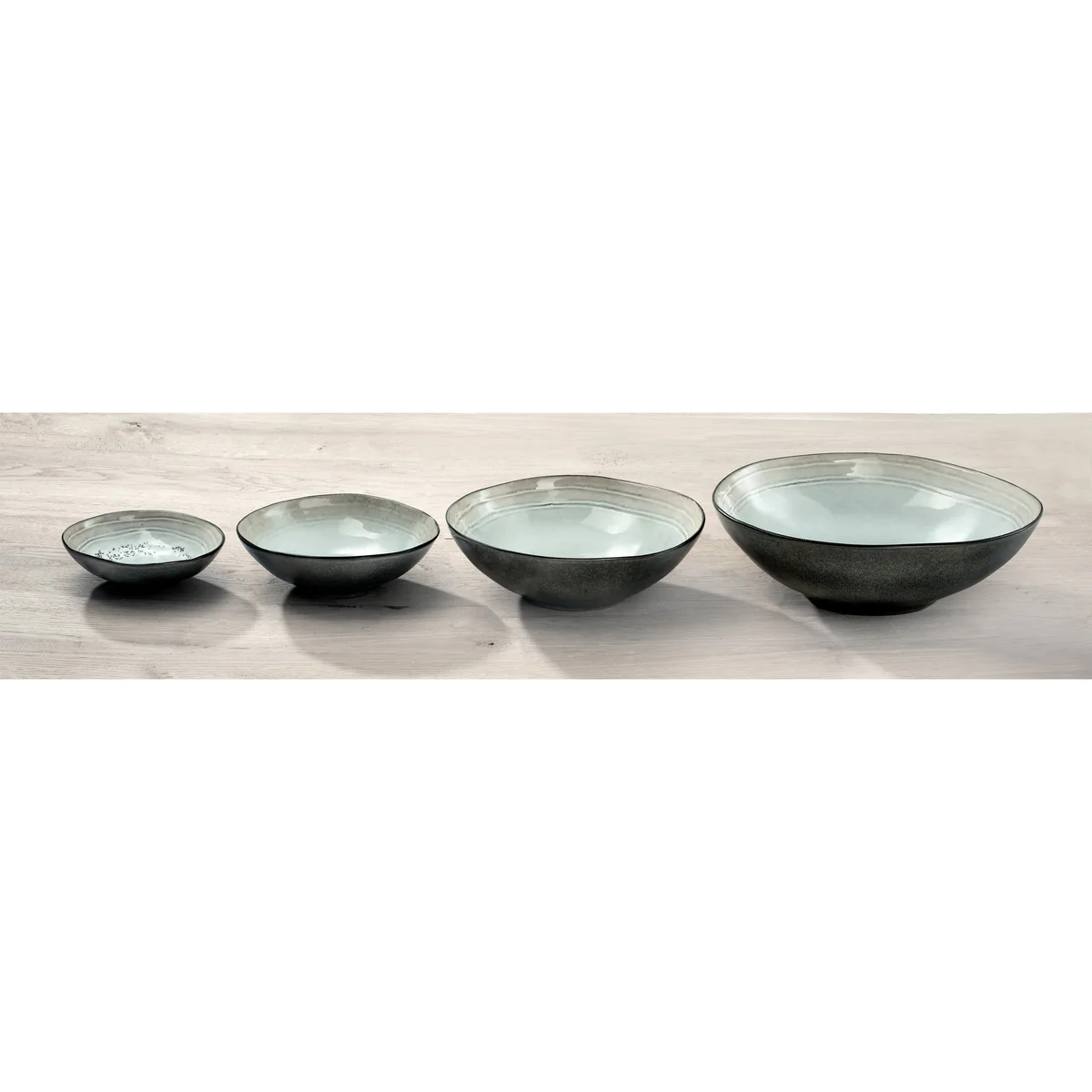 Shadow Nacre - Plat ovale petit modèle 23 x 11 cm (x6) Médard de Nobla