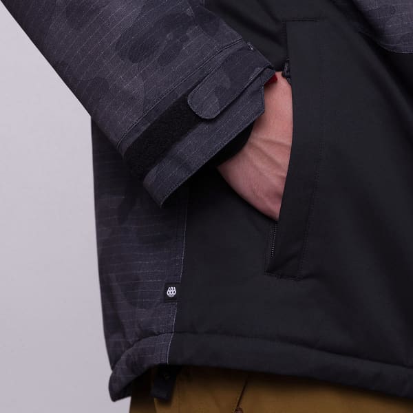 Veste snowboard 686 MNS GEO INSULATED JACKET BLACK CAMO COLORBLOCK