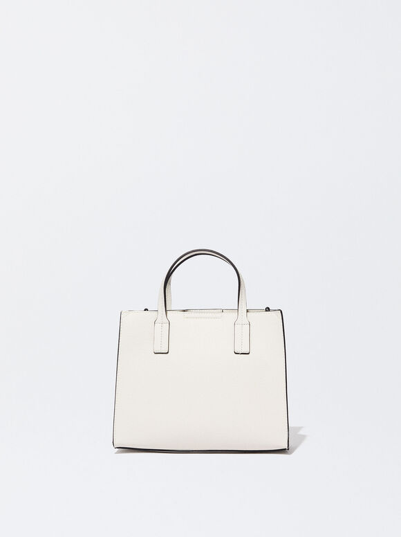 Sacola Tote com Bolsa Extra - Crua