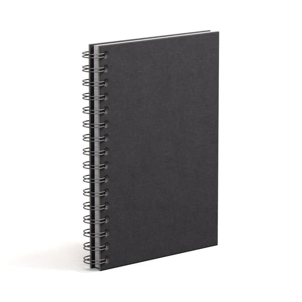 Notatbok A5 Linjert Black 90 Sider Bigso Box of Sweden