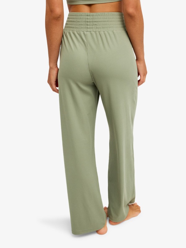 Rise & Vibe Pantalon de sport Vert Femme