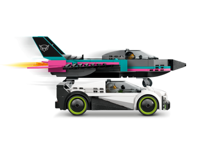 LEGO Straalvliegtuig vs. sportauto (60489)