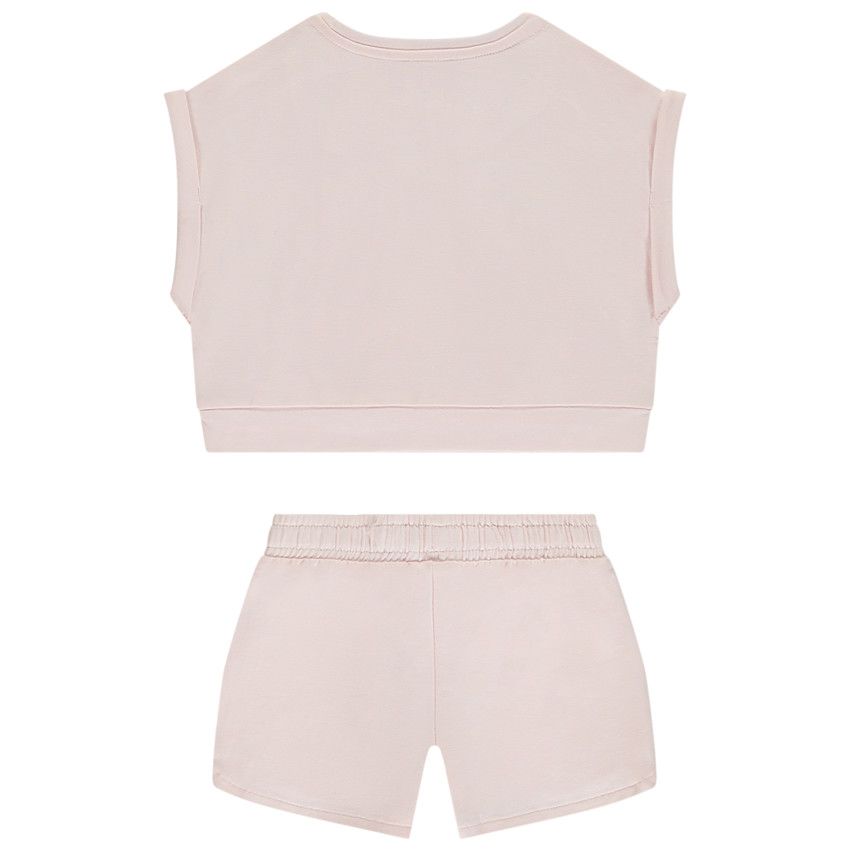 Ensemble 2 pièces puff print Minnie Disney pour fille - Rose