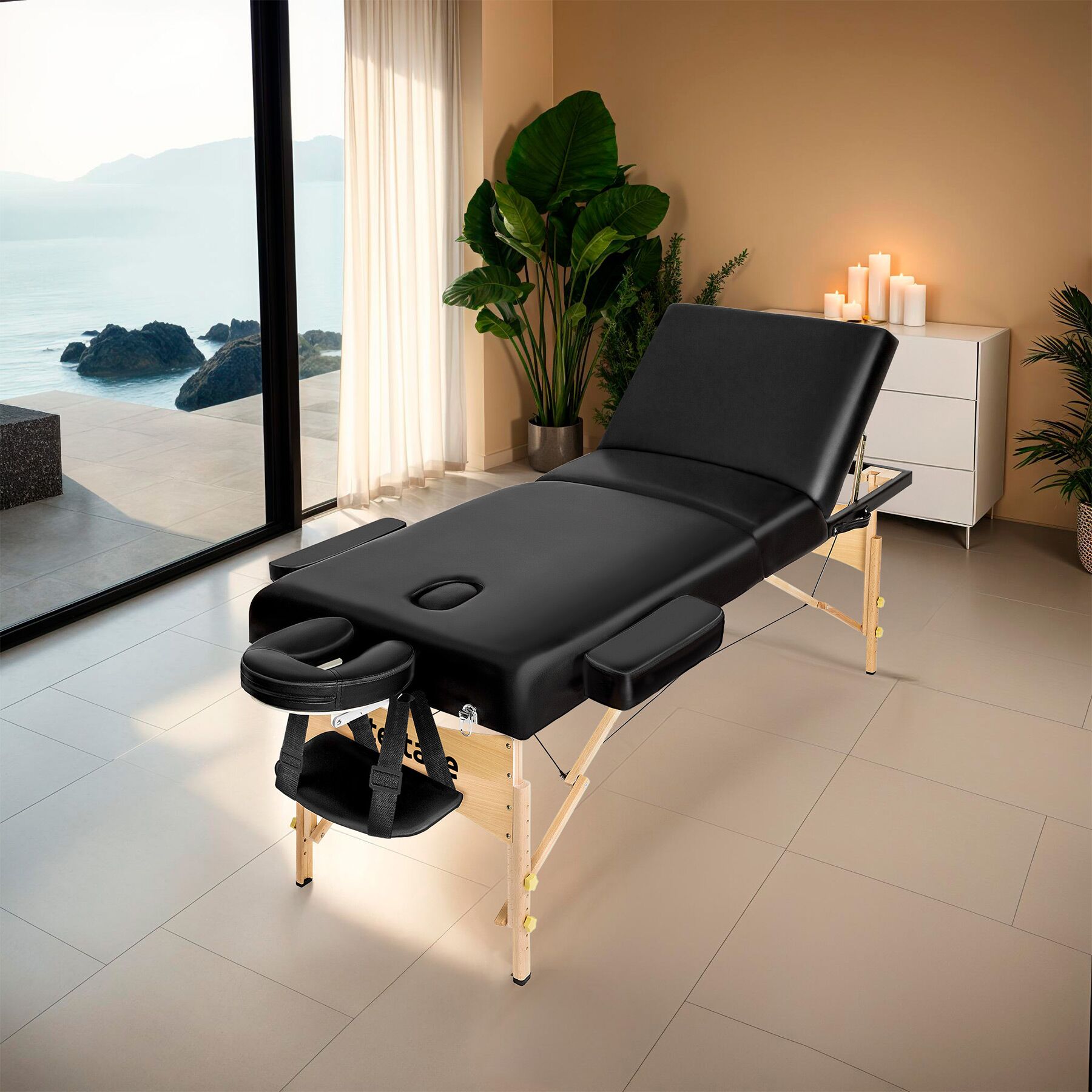 3 Zonen Massageliege-Set