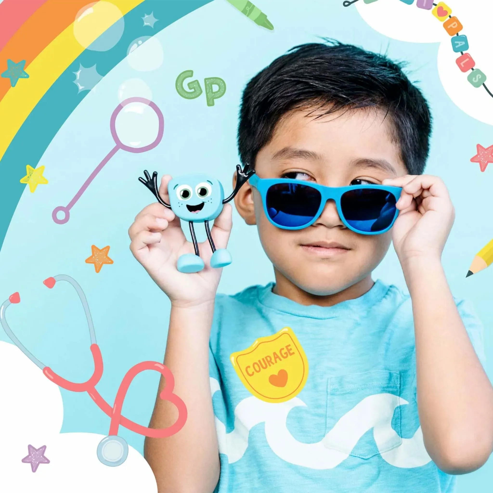 Glo Pals Personnage Lumineux pour le Bain - Blair