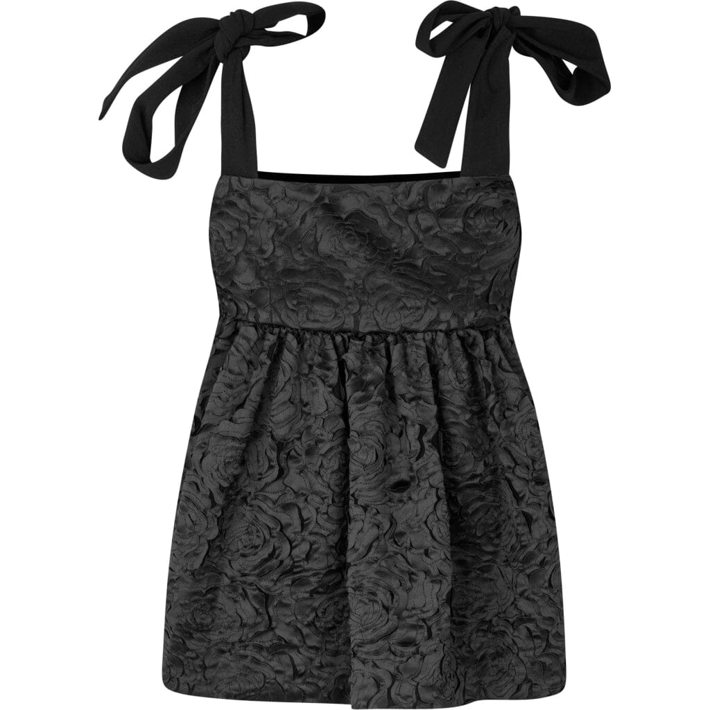 Stine Goya Contrasted Tie Top, 2320 Fil Coupé