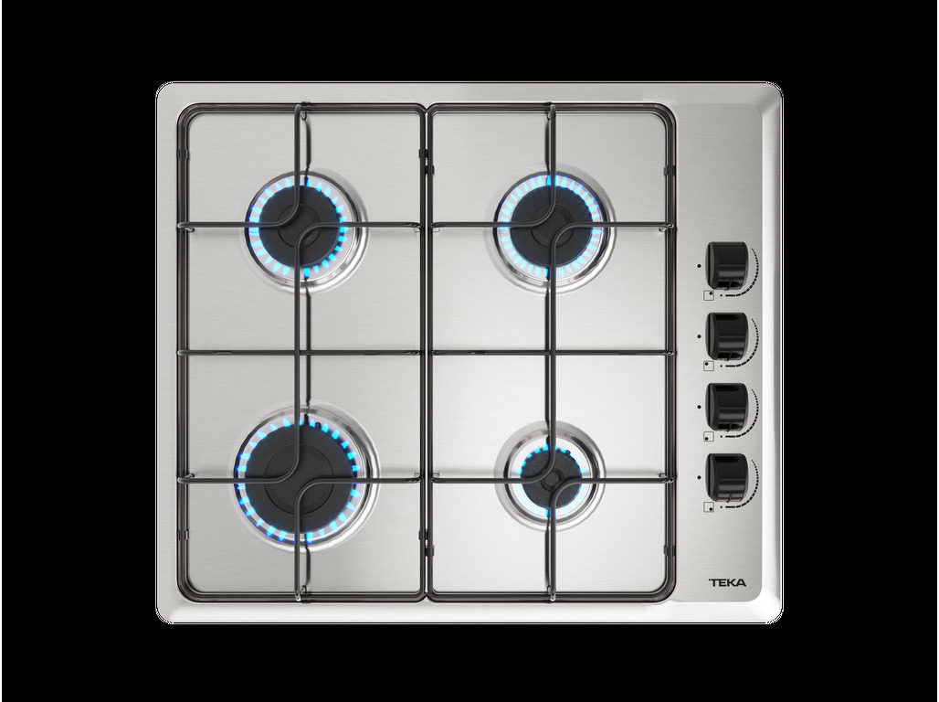PLACA A GÁS TEKA HLX 640 KBA0E IX INOX 60 CM
