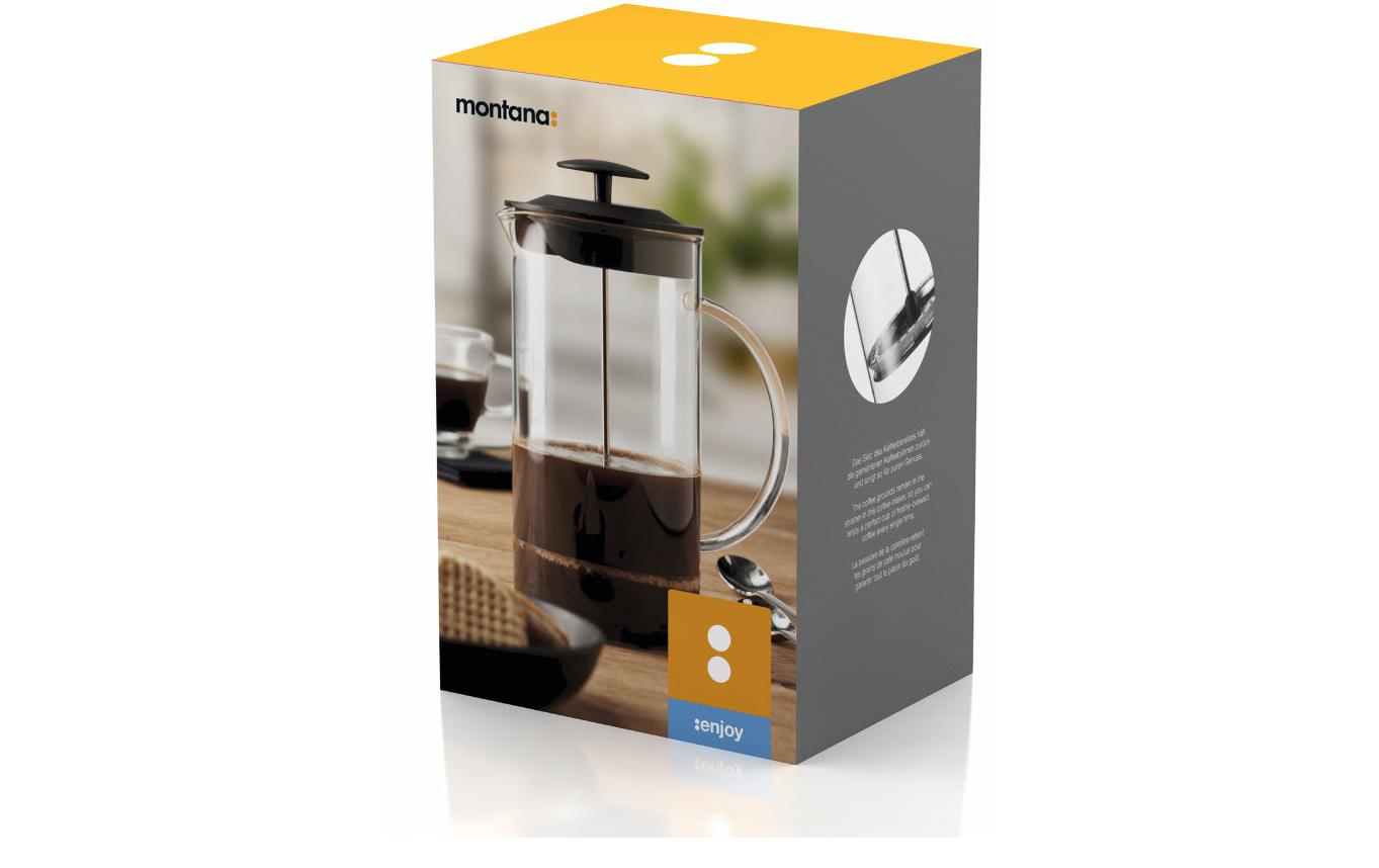 Kaffeebereiter Enjoy 1 l, Schwarz/TransparentKaffeekanne