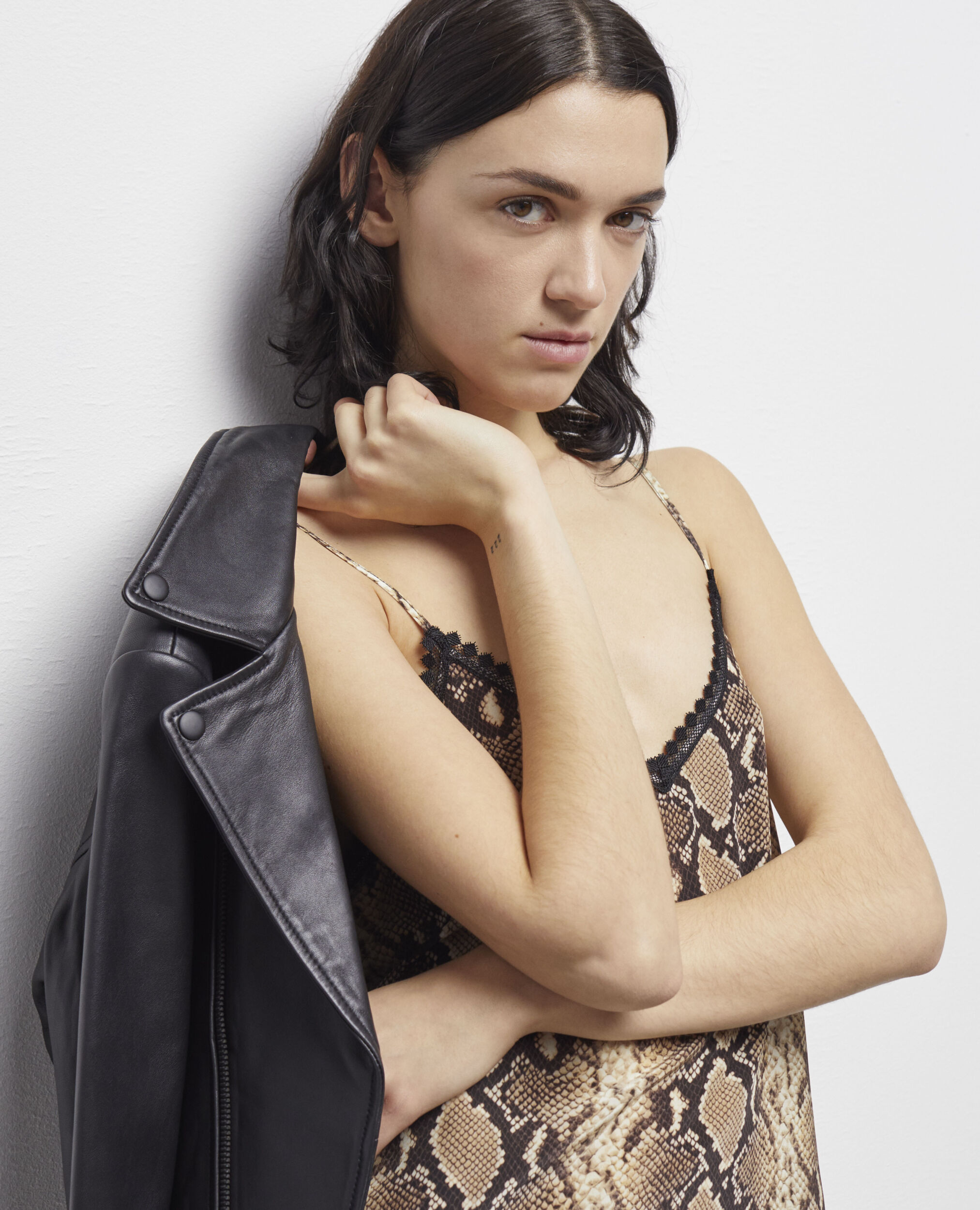 Robe nuissette longue python