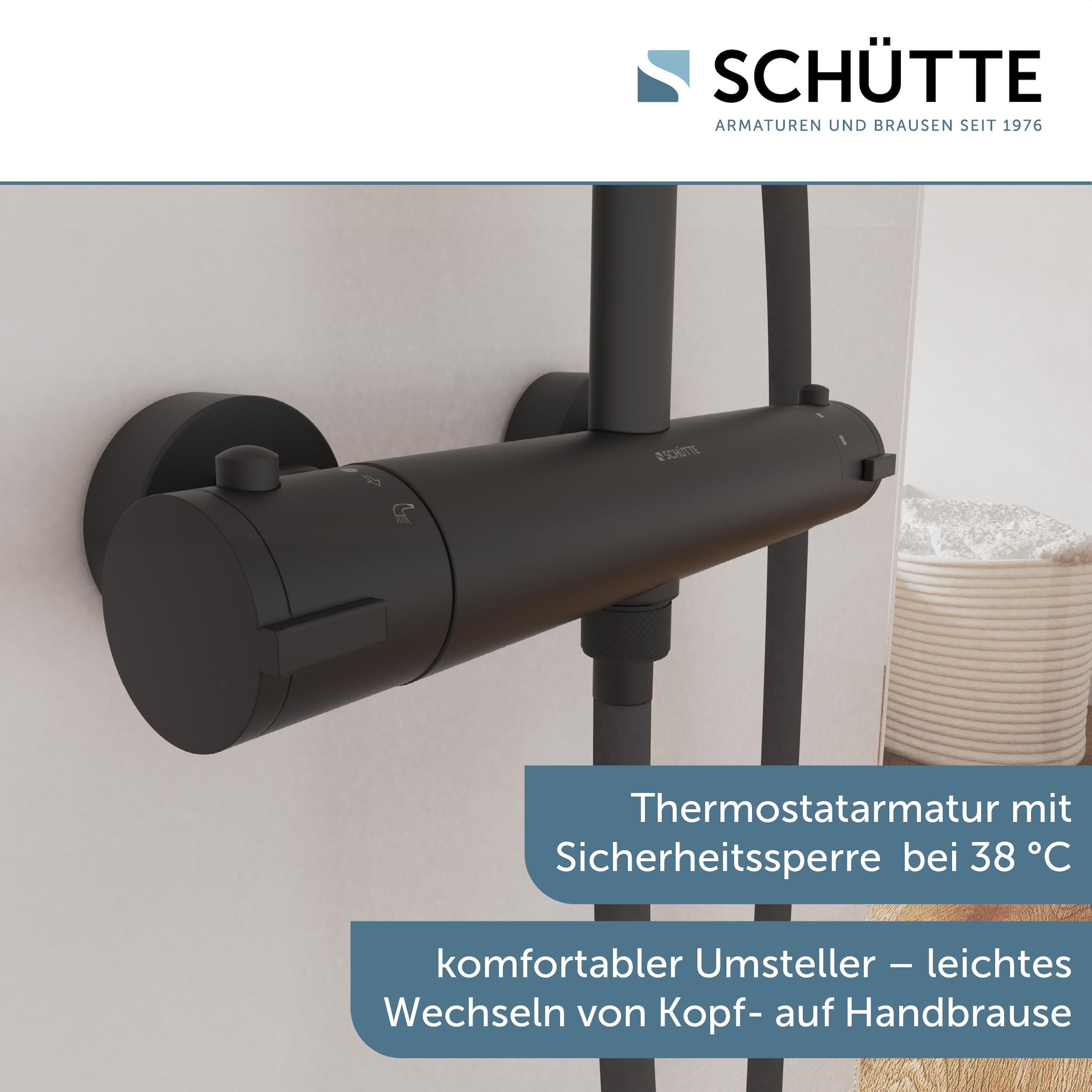 Schütte Duschsäule »MADURA FRESH« inkl. Wasserspardichtung, Sicherheitssperre, Antikalk, höhenverstellb.