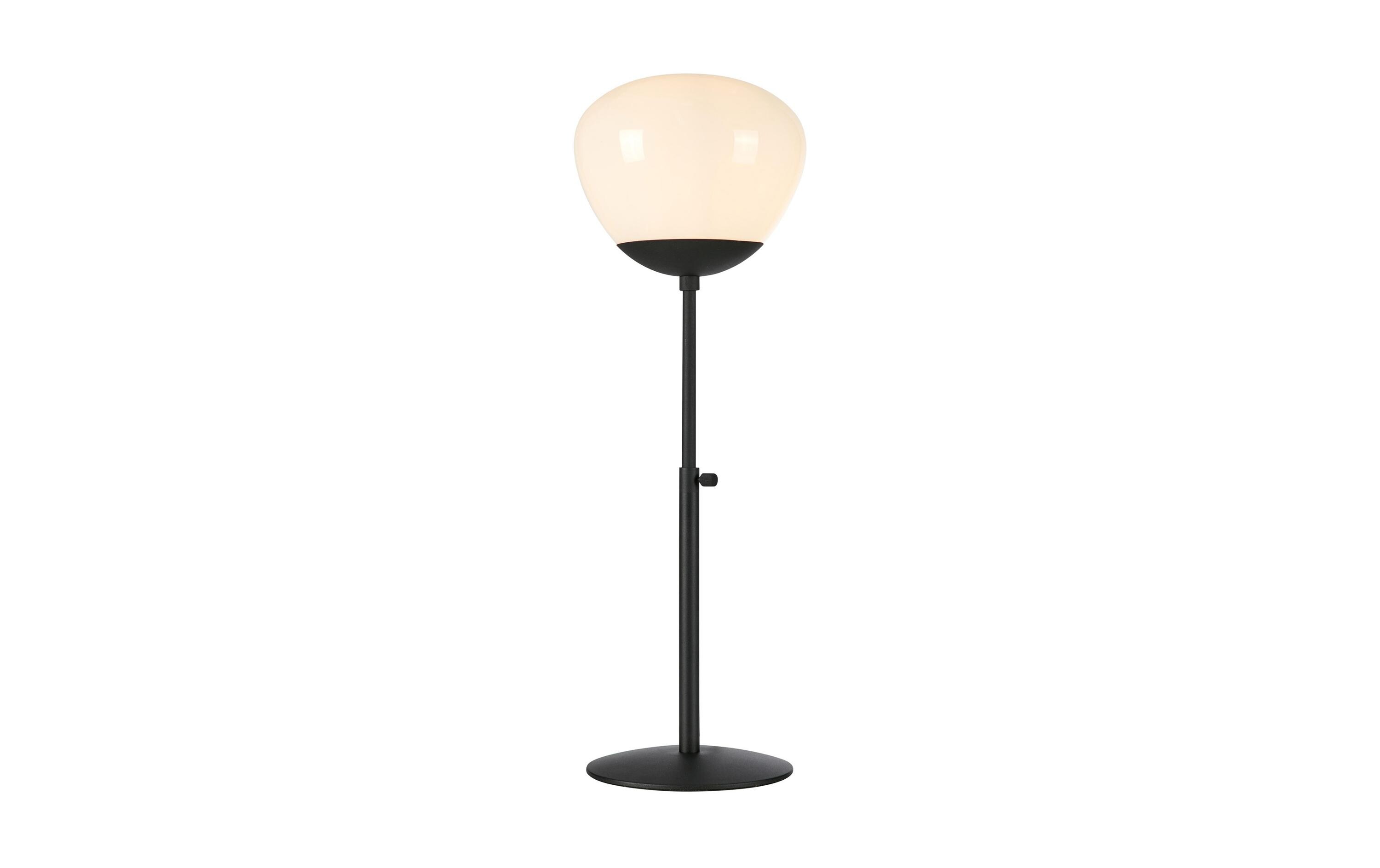 Tischleuchte Rise, E27, max. 40W, Schwarz/Weiss<br>Dekorative Tischlampe