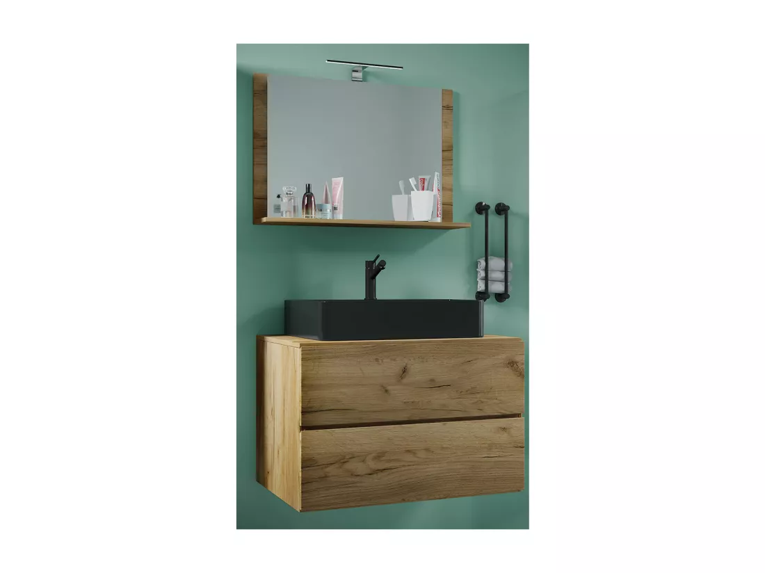 Meuble de salle de bains 3 pièces Lendas 80 cm M