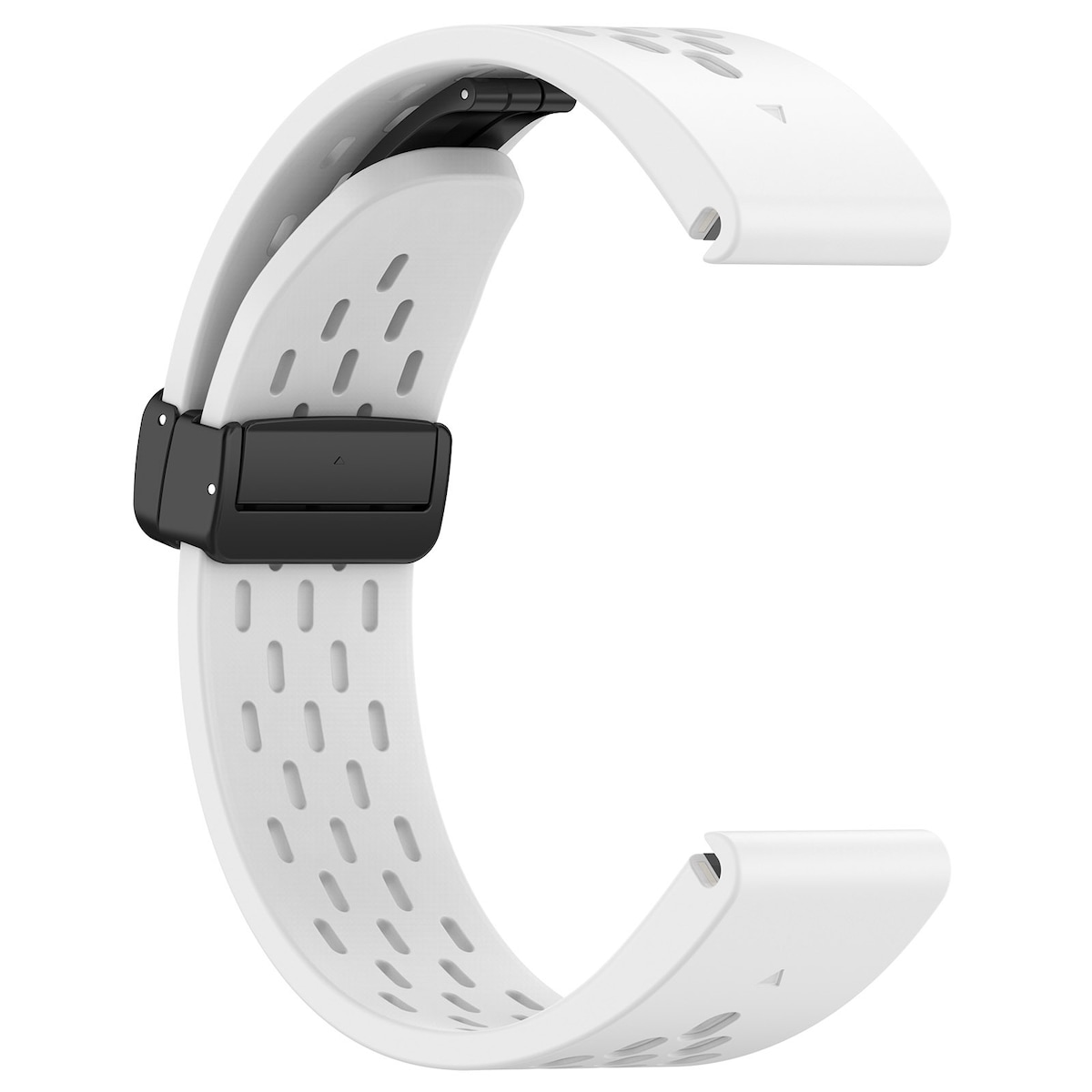 26 mm silikonklokkerem for Garmin Epix Pro 51 mm/Fenix 7X/Fenix 7X Pro Hvit