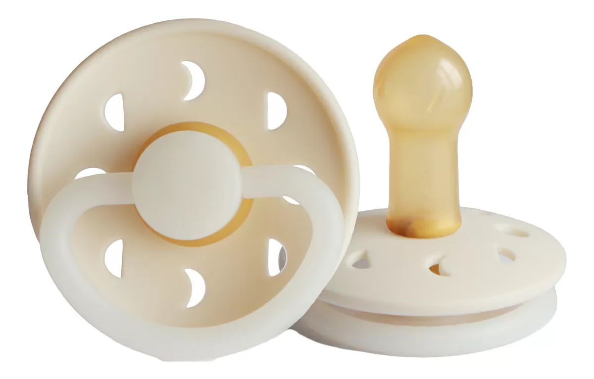FRIGG Moon Phase Night Rund Latex Cream - Str. 2- 1 stk