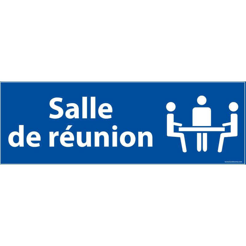 Plaque de porte Salle de réunion