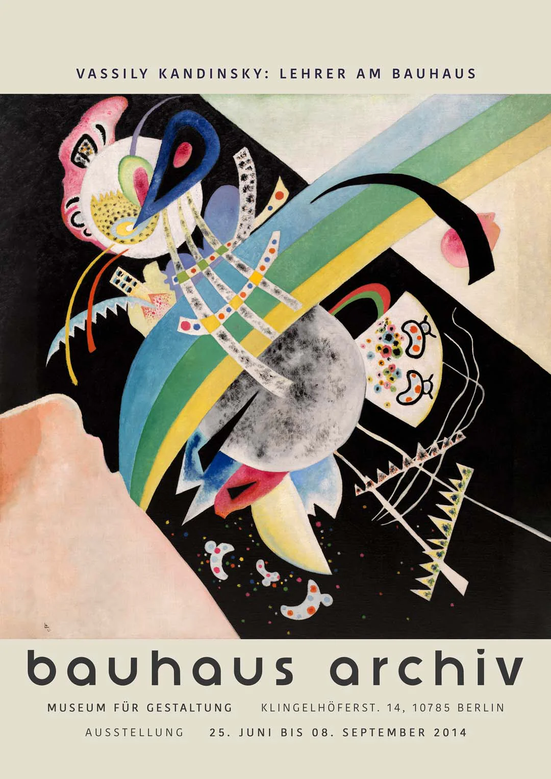 Kreise auf Schwarz von Wassily Kandinsky Ausstellung
