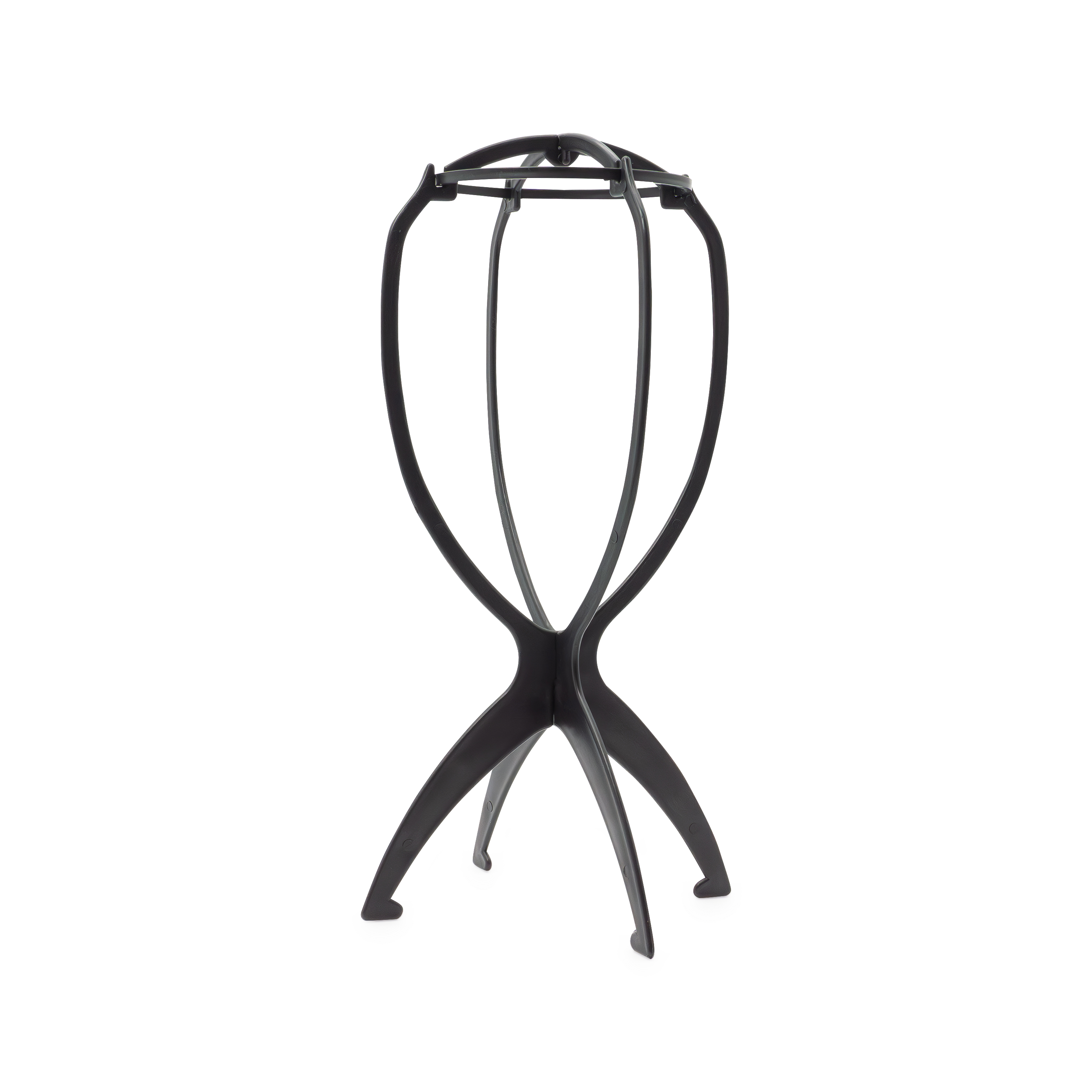 Zusammenklappbarer Hut Ständer Perücken Halter Wig Stand - Schwarz