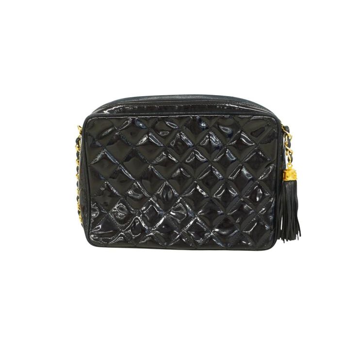Chanel Vintage Chanel Crossbody Bag Black