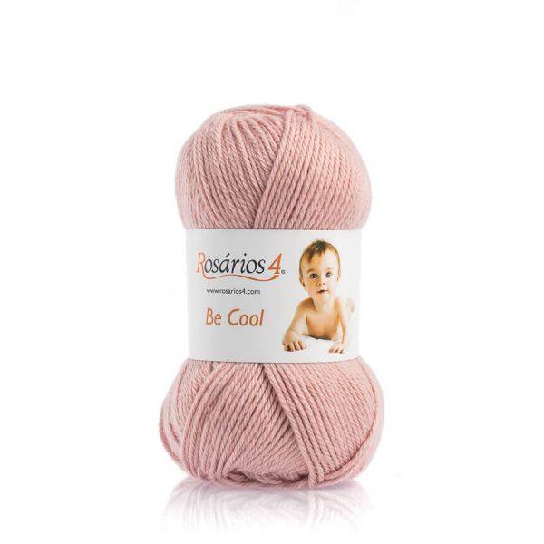 Rosários 4 Fio de Lã Be Cool Liso 50G Tea Rose