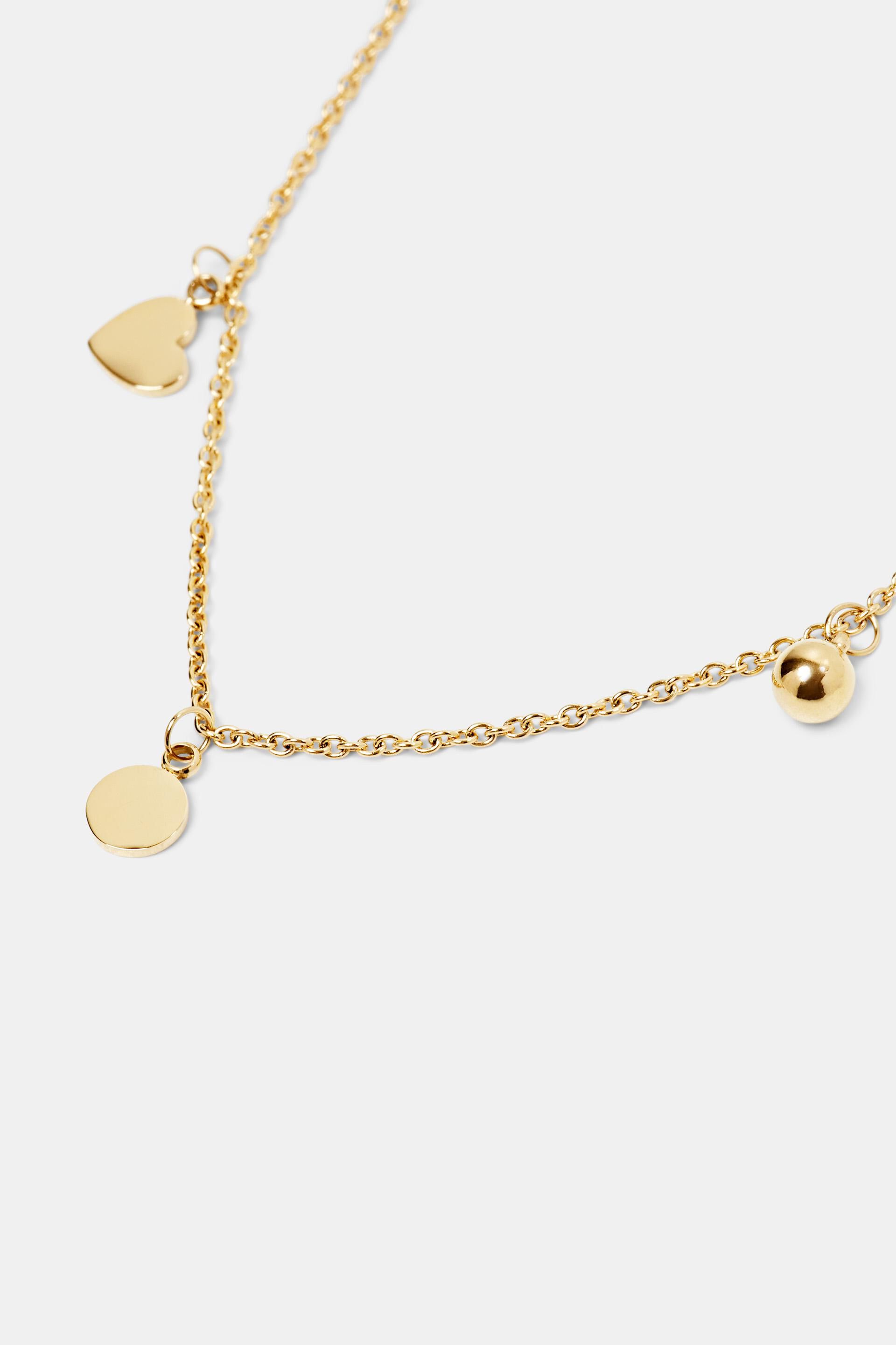 Bracelet de cheville à breloques porte-bonheur, acier inoxydable