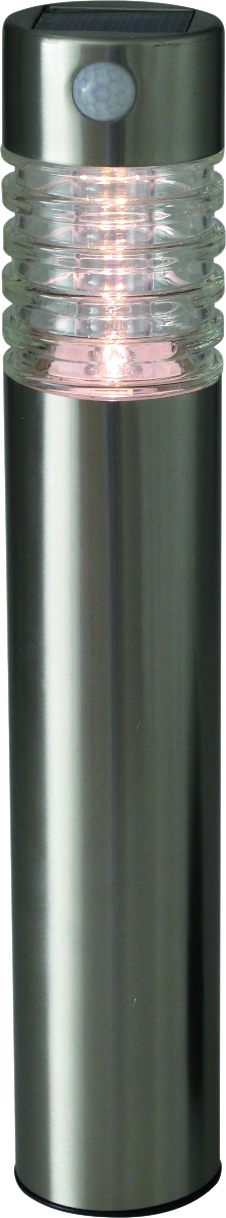 Luxform Lighting solar staande buitenlamp Arizona zilver D 7,6 H 56 cm
