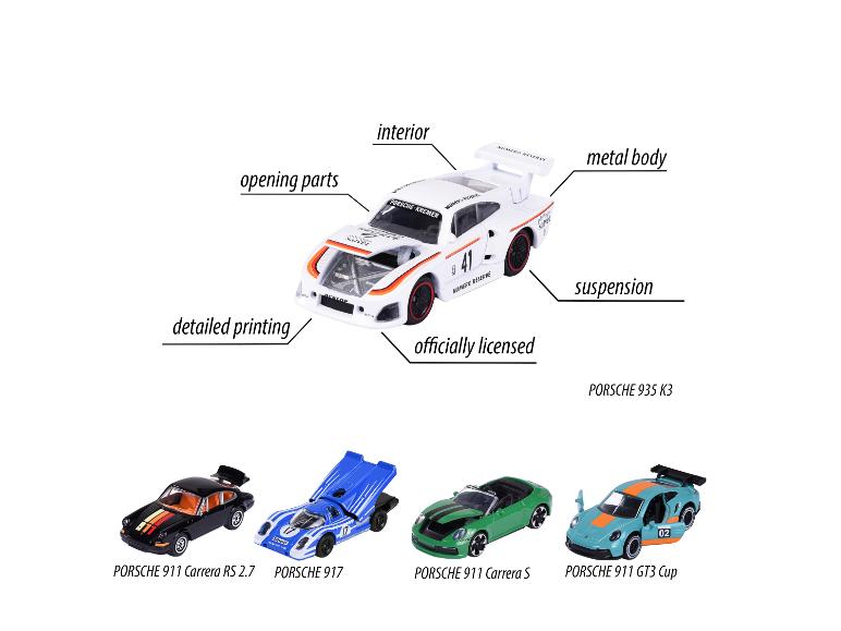 Speelgoedauto 5-delige geschenkset Speelauto 5-delige cadeauset
