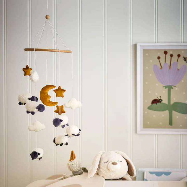 Bloomingville Mini - Dolly Mobile, weiss