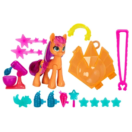 Hasbro My Little Pony Schönheitsfleck-Magie Ponys, 1 Packung, 4-fach sortiert