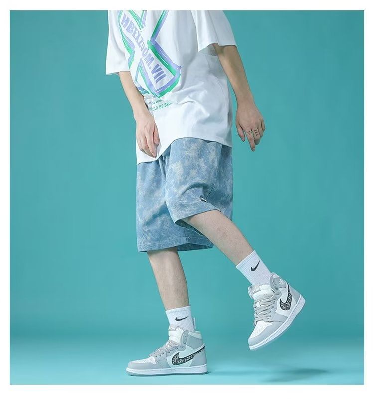 farrahces - Shorts met trekkoord en letters