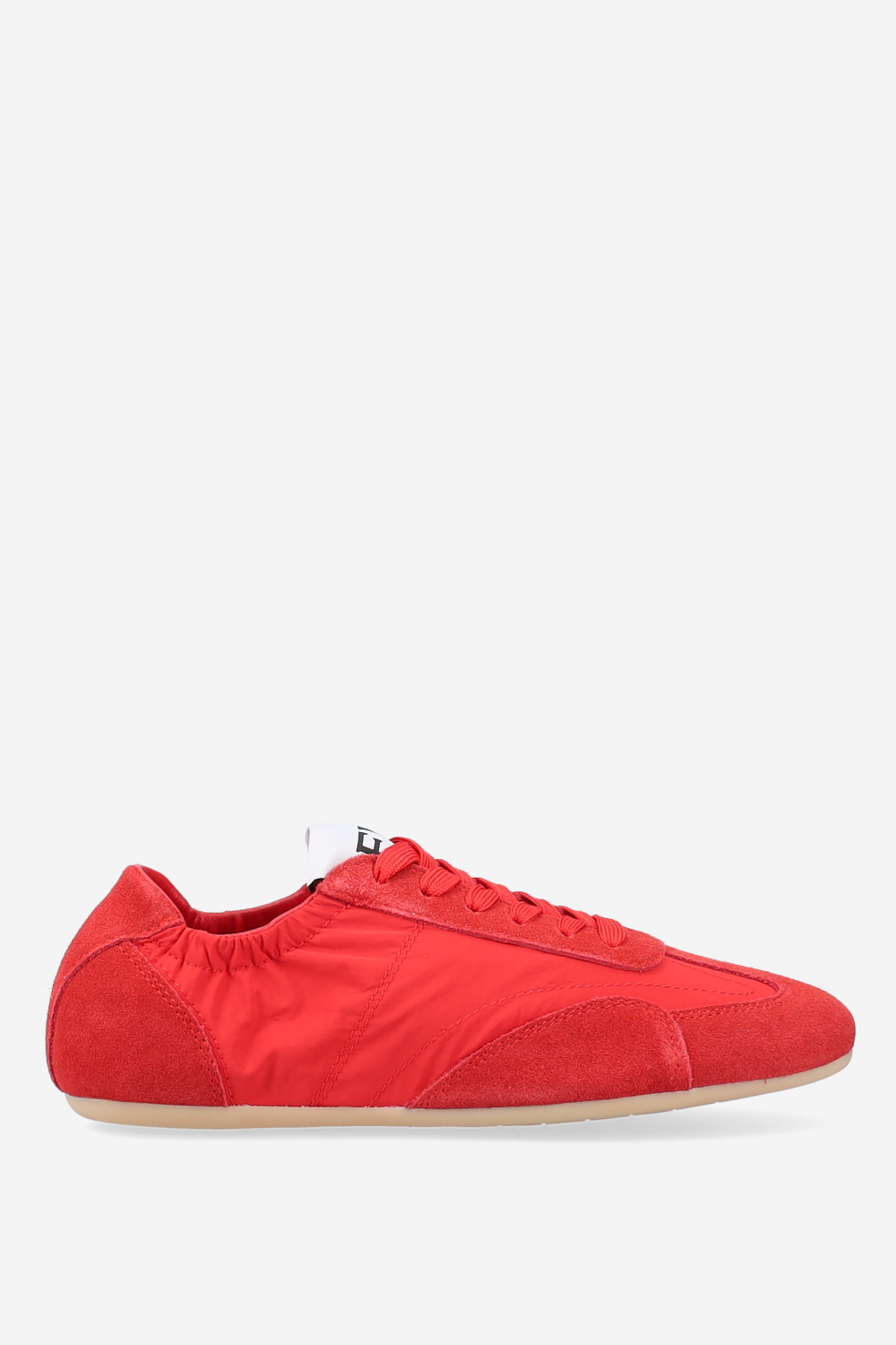 Nylon / suede sneakers