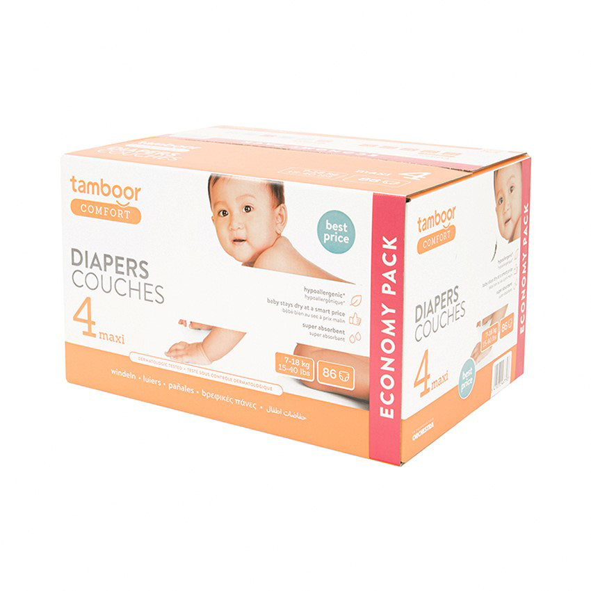 Couche hypoallergénique Comfort taille 4 - x86